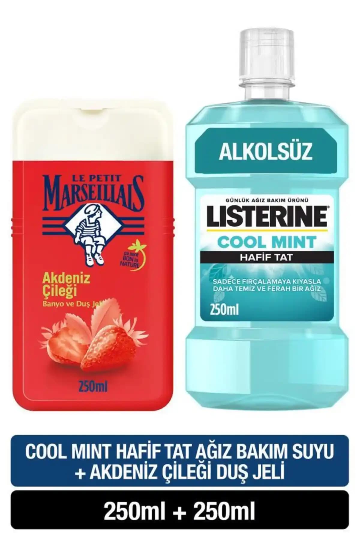 Listerine LPM Akdeniz Çileği 250 ml Alkolsüz Ağız Gargarası Ferahlatıcı ve Tadıyla Öne Çıkan Ürün