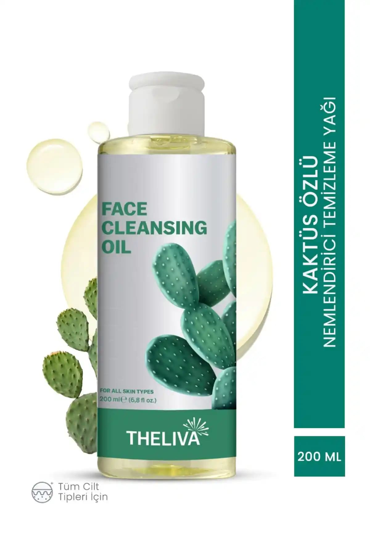 Liva Kaktüs Özlü Makyaj Temizleyici: Tüm Cilt Tipleri İçin Derinlemesine Temizlik Çözümü