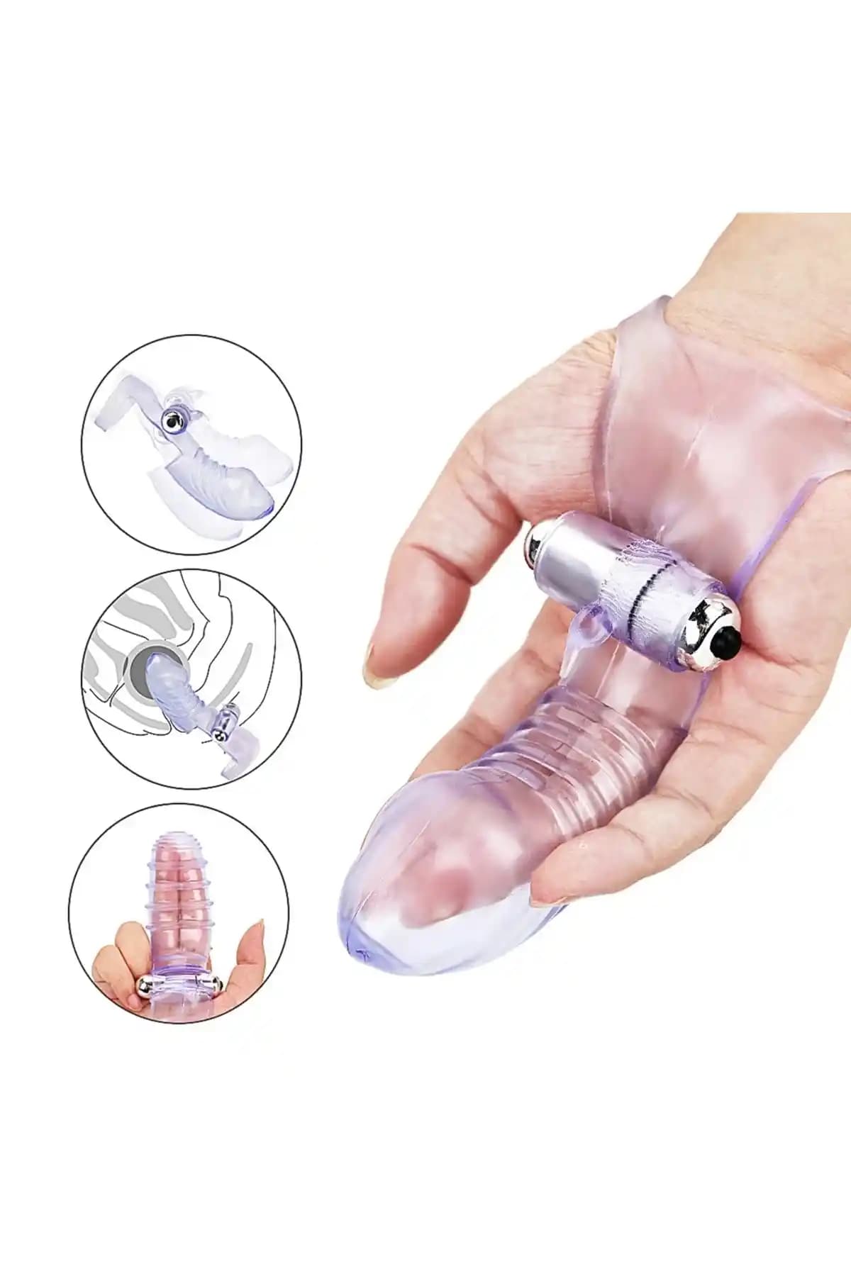 Lolita Shop Esnek Parmak Vibratörü Güçlü Titreşim ve Hijyenik Tasarım Özellikleri