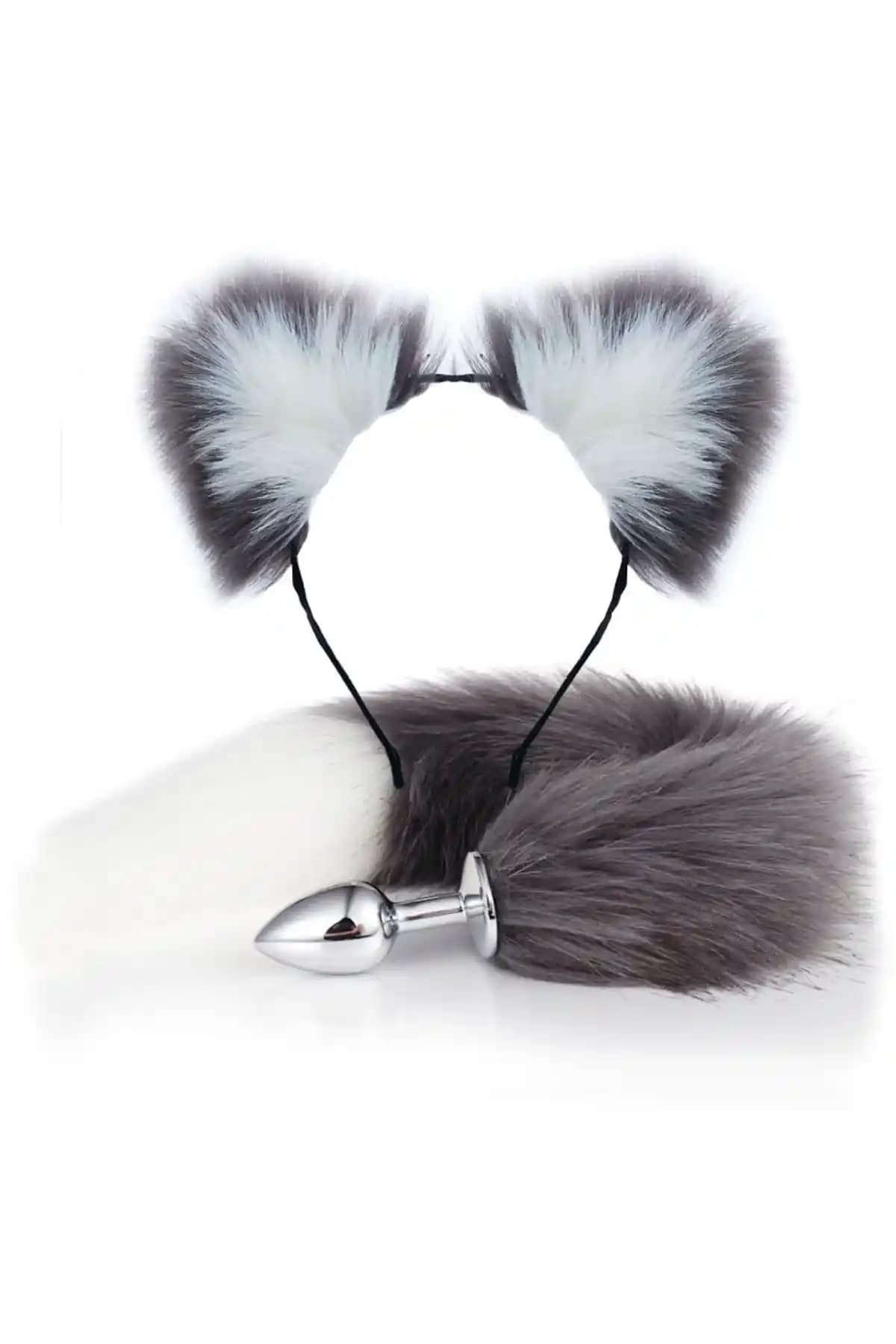 Lolita Shop Tüylü Anal Tıkaç ve Kedi Kulaklı Taç Pelüş Anal Plug Seti Detaylı İnceleme