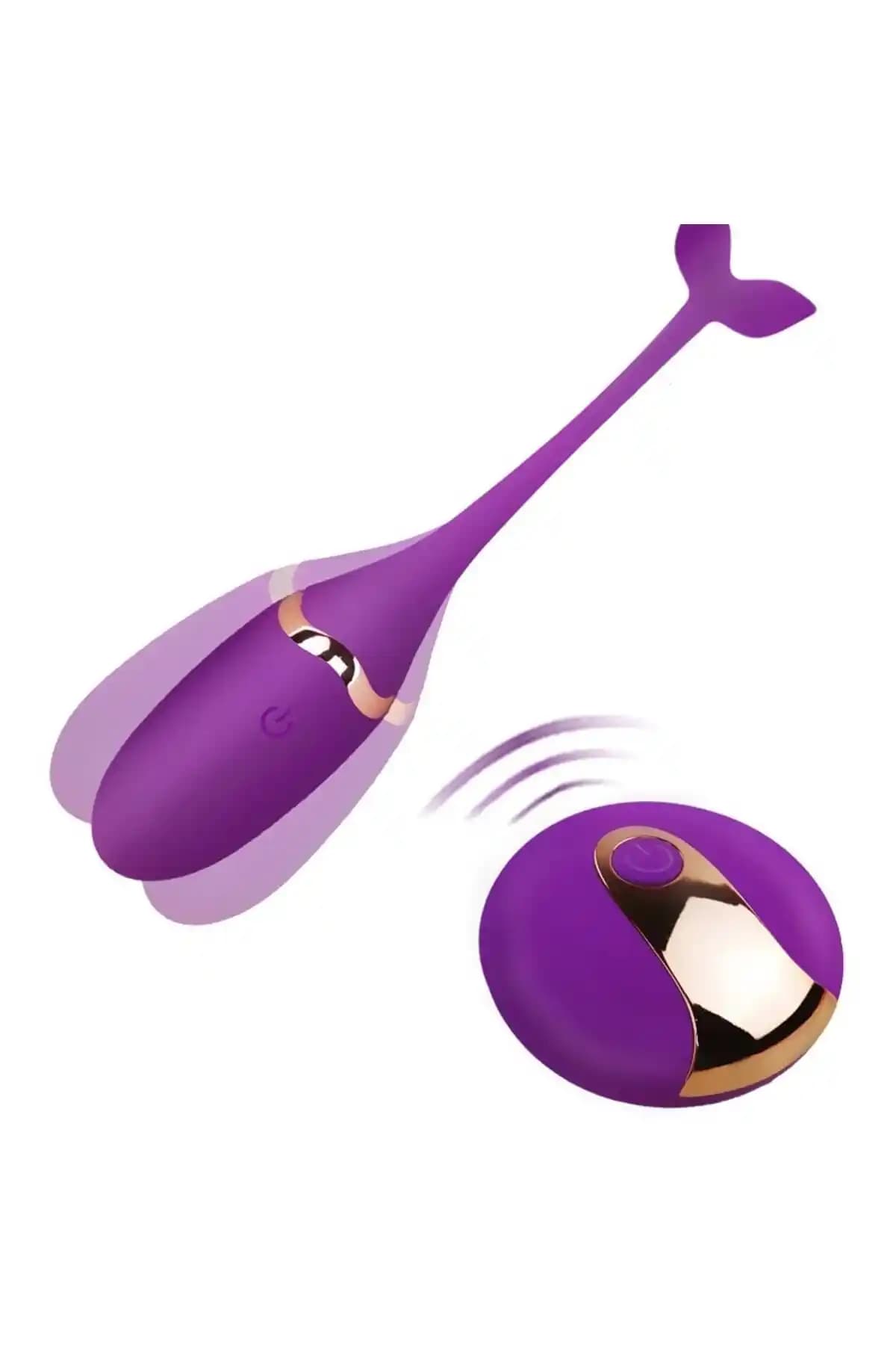 Lolita Shop Uzaktan Kumandalı USB Şarjlı 10 Farklı Titreşim Modu ile Silikon Vajinal Topu