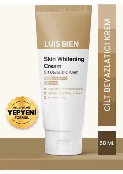 Luis Bien Cilt Beyazlatıcı Krem ile Cilt Tonunu Eşitleyin ve Lekeleri Azaltın
