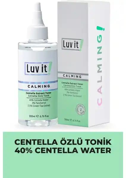 Luv it! Centella Özlü Tonik Hassas Ciltler İçin Doğal ve Yatıştırıcı Bakım Çözümü