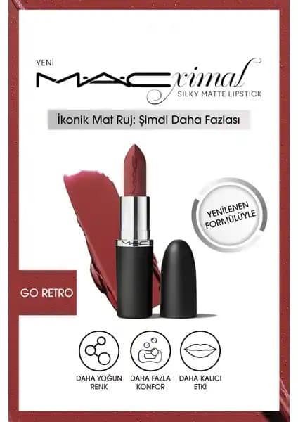MAC Ximal Silky Matte Ruj: Yüksek Kaliteli, Çevre Dostu ve Geniş Renk Seçenekleriyle Makyajın Vazgeçilmezi