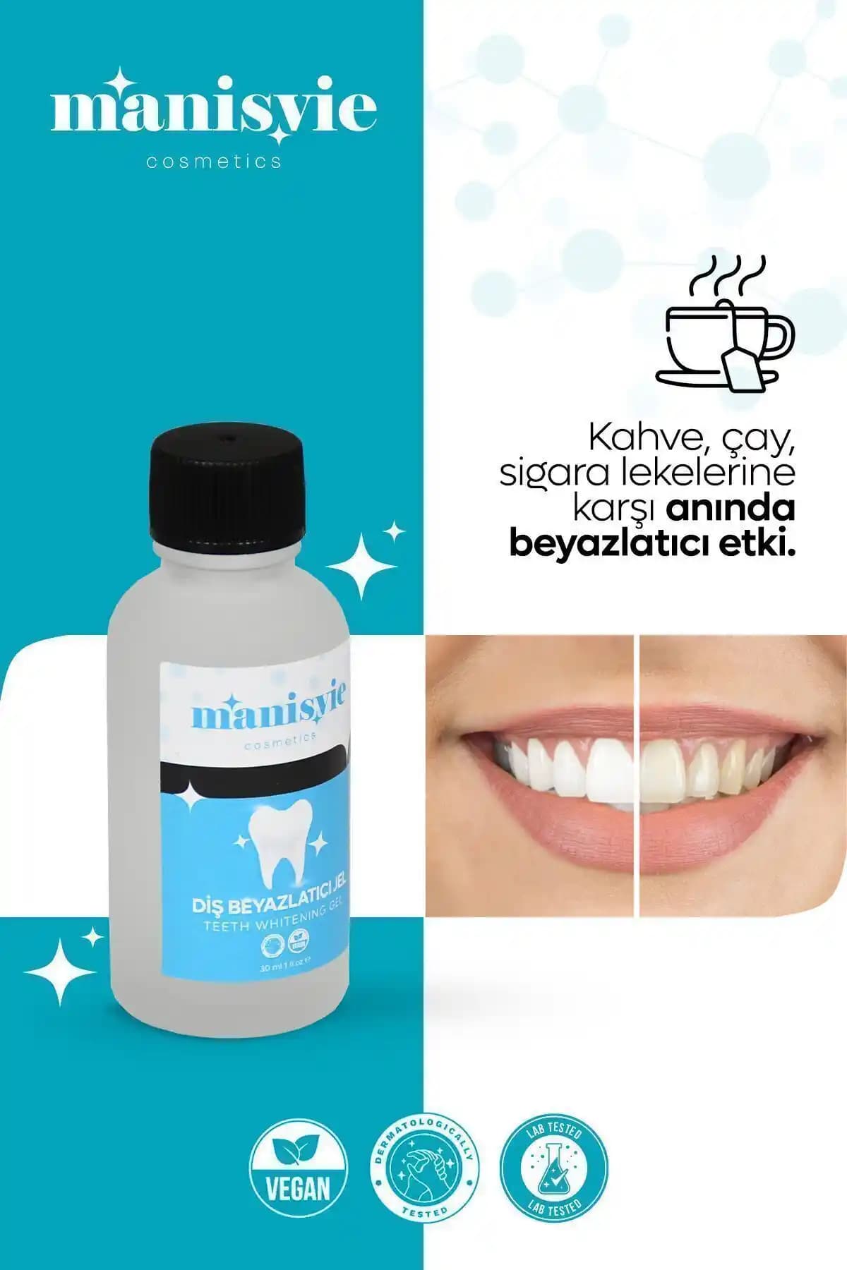 Manisvie Diş Beyazlatıcı Jel: Günlük Kullanım İçin Pratik ve Güvenli Beyazlatma Çözümü