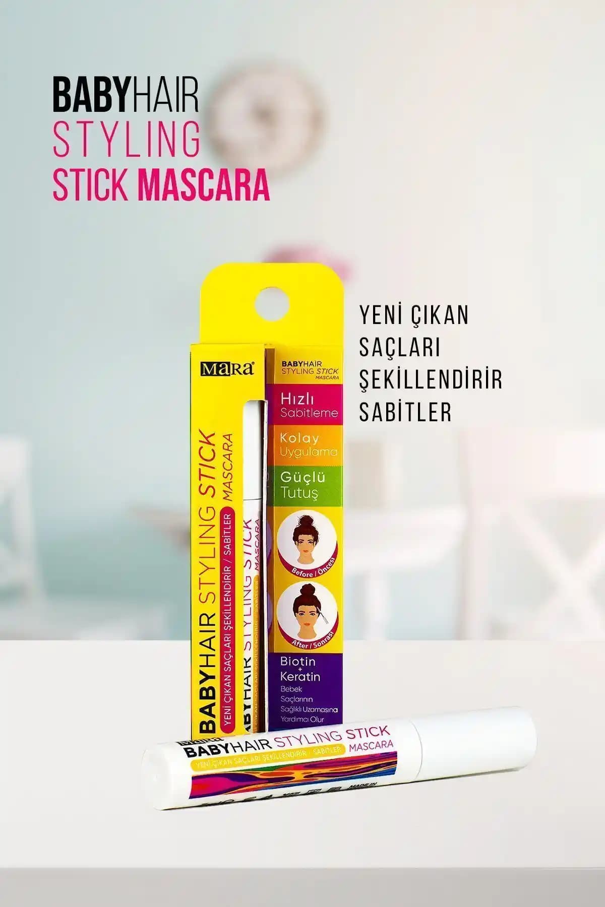 Mara Babyhair Styling Stick Mascara: Doğal ve Pratik Saç Şekillendirme Çözümü