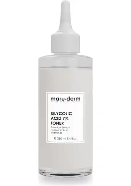 Maru.derm Glikolik Asit %7 Tonik: Cilt Yenileme ve Yaşlanma Karşıtı Etkili Bakım Ürünü