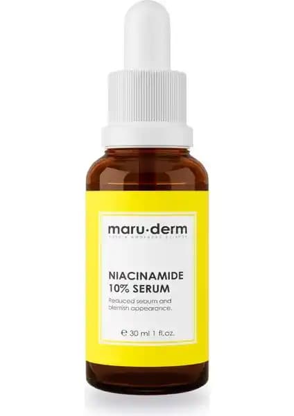 Maru.derm Niacinamide %10 Hyalüronik Asit Panthenol Serumu Cilt Bakımında Etkili ve Güvenilir Çözüm