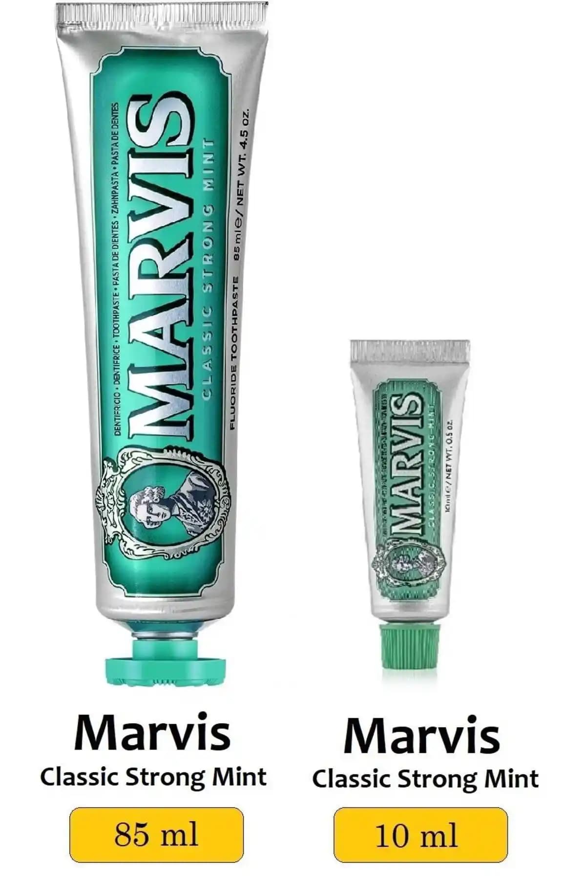 Marvis Classic Strong Mint Diş Macunu: Ferahlatıcı ve Beyazlatıcı Özellikleriyle Günlük Ağız Bakımı