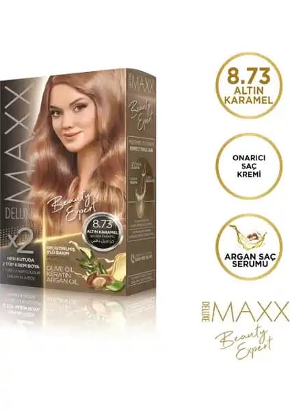 Maxx Deluxe Altın Karamel ve Sea Color Koyu Kumral Saç Boyası Karşılaştırması
