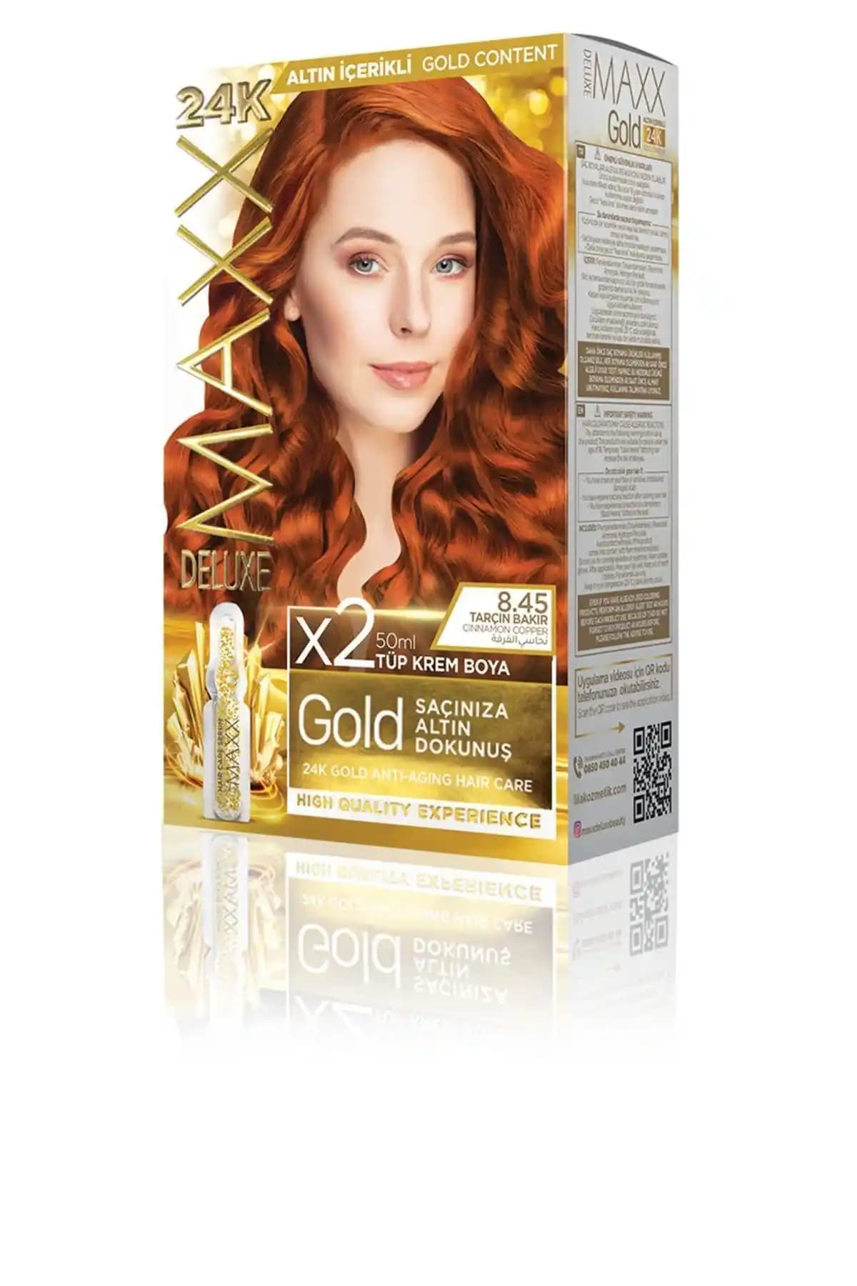 MAXX DELUXE GOLDEN SERIES 24K Altın İçerikli Saç Bakım ve Renk Serisi Ürün Tanıtımı