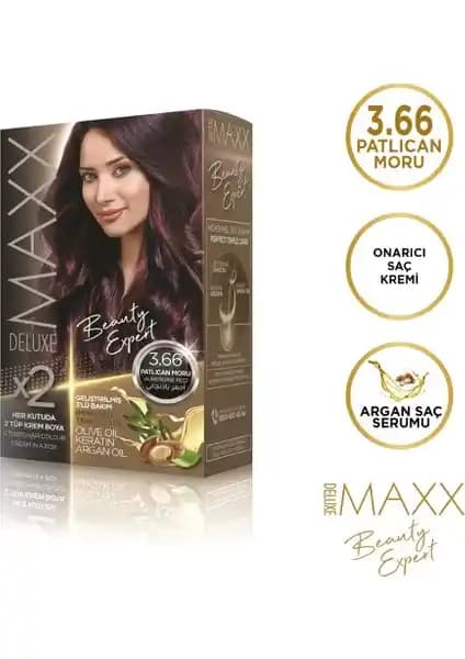 Maxx Deluxe Patlıcan Moru ve Sea Color Bal Köpüğü Saç Boyası Karşılaştırması