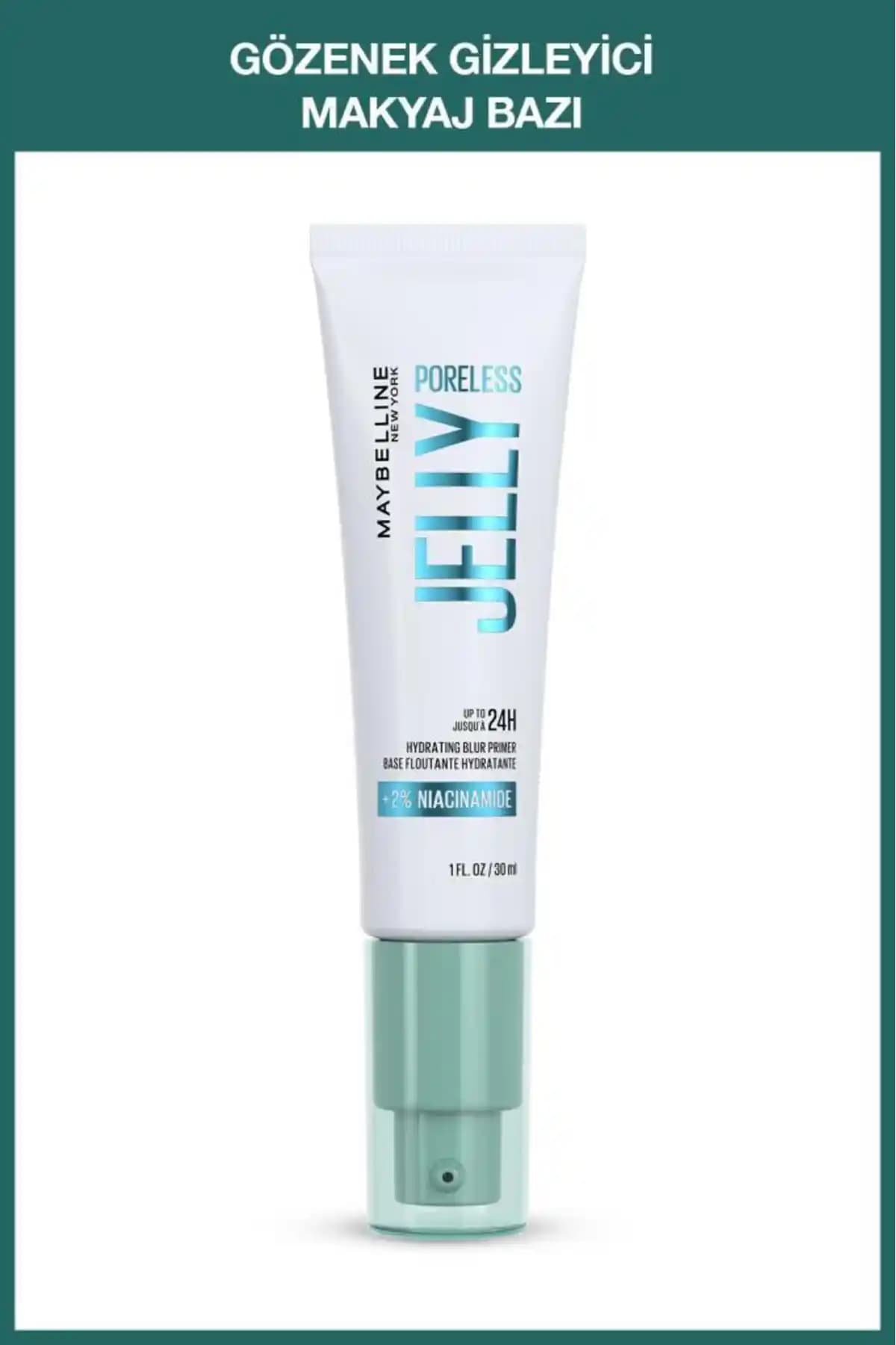 Maybelline New York Poreless Jelly Primer Gözenek Gizleme ve Makyaj Kalıcılığını Artıran Ürün