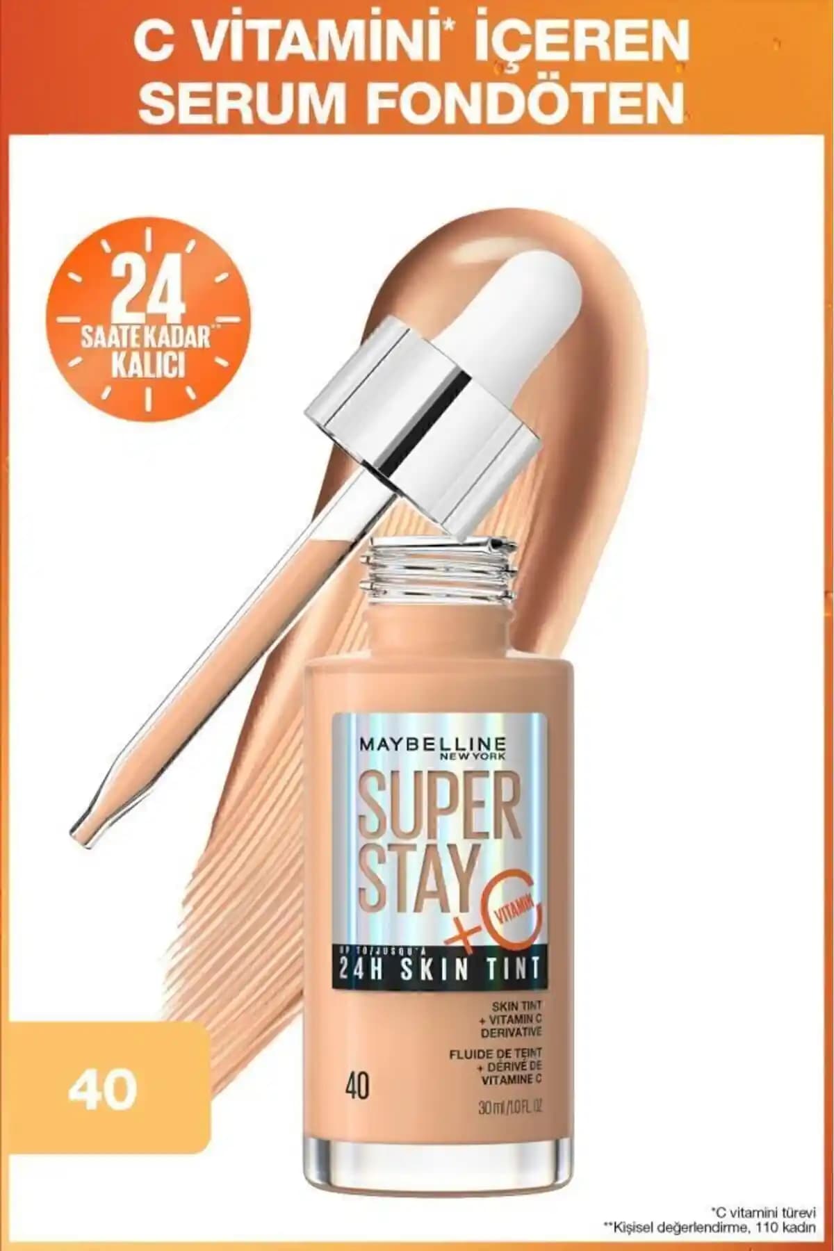 Maybelline New York Super Stay Skin Tint Fondöten: Doğal ve Kalıcı Günlük Makyaj Ürünü