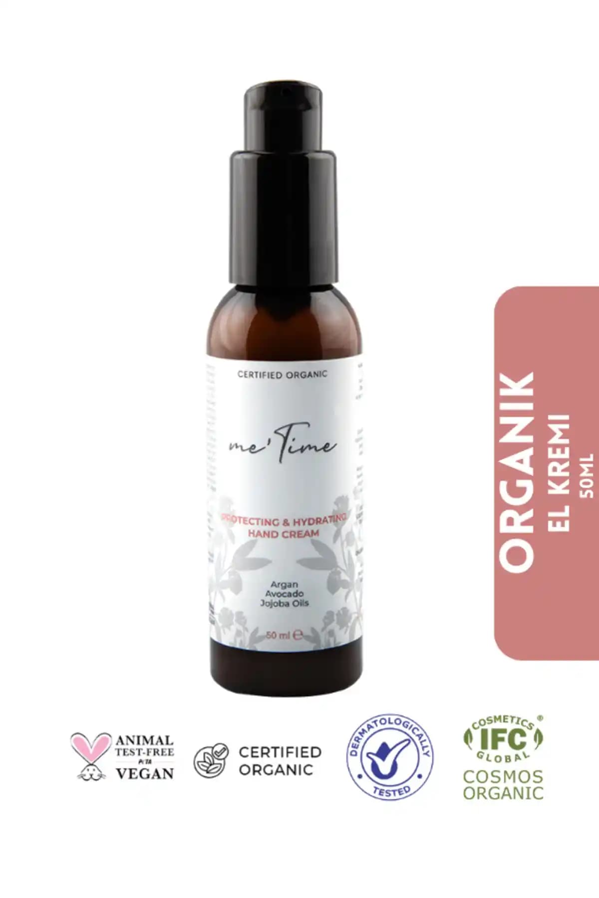 Me Time Organik El Kremi: Doğal ve Vegan İçeriklerle Güçlendirilmiş Nemlendirici El Bakım Ürünü