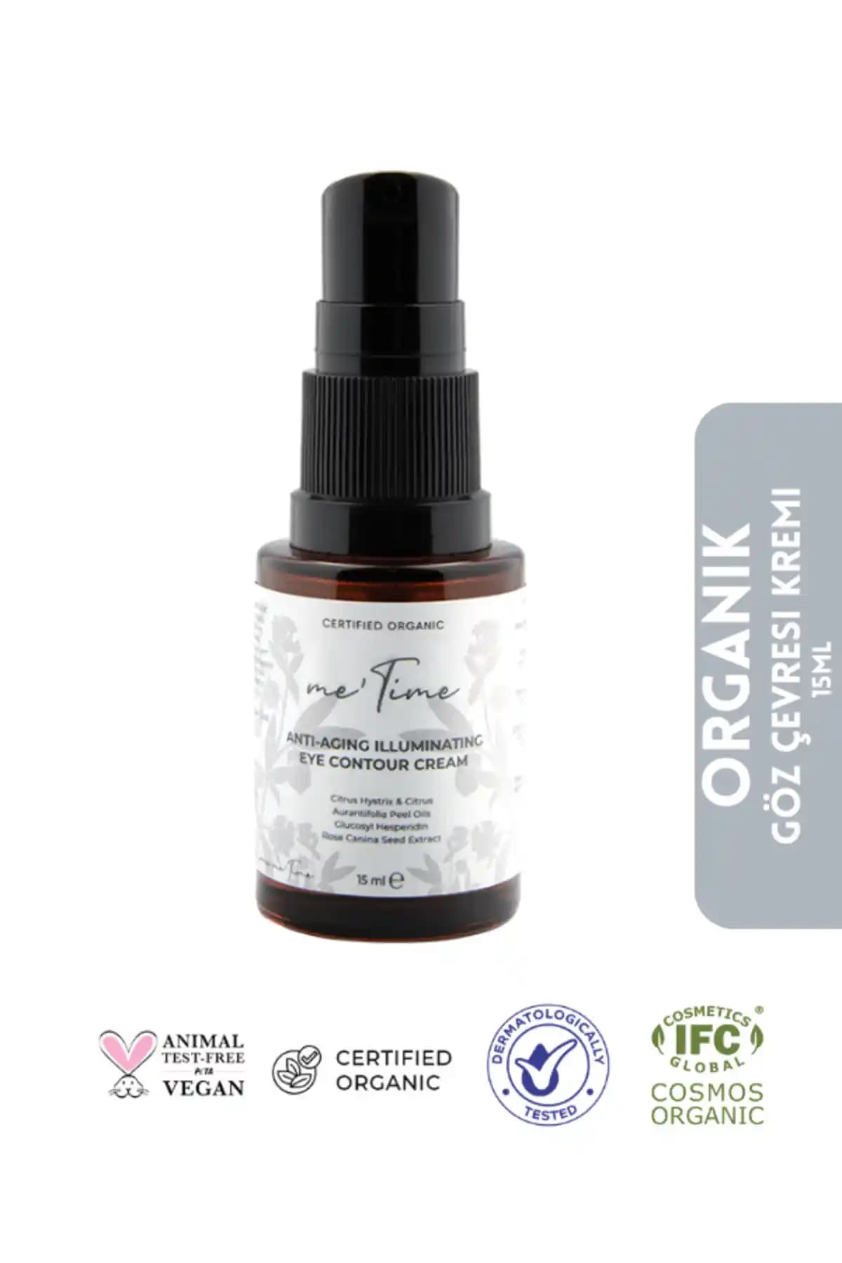 Me Time Organik Göz Çevresi Bakım Kremi: Doğal ve Etkili Yaşlanma Karşıtı Göz Bakım Ürünü