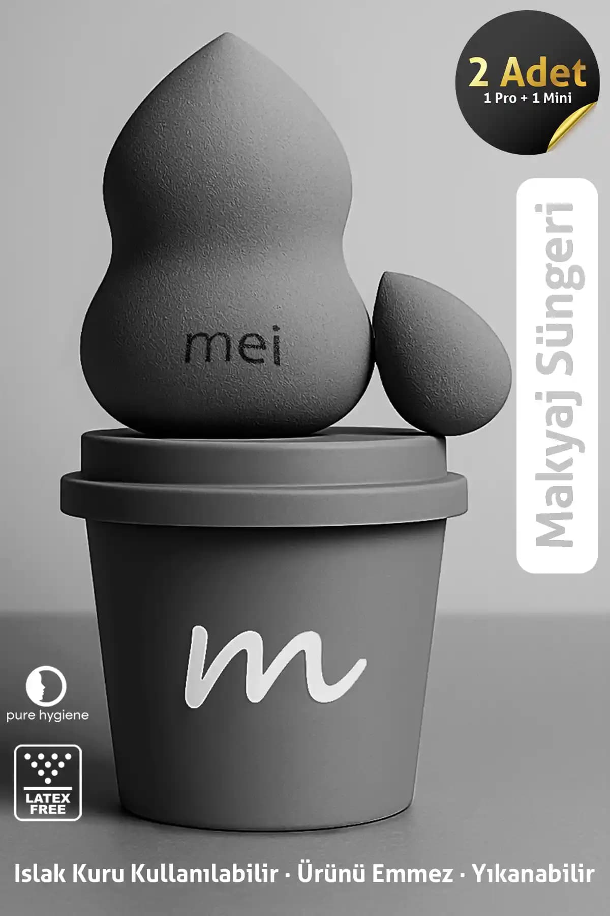 MEİ Makyaj Süngeri: Çok Yönlü Kullanım ve Yüksek Performanslı Makyaj Aracı