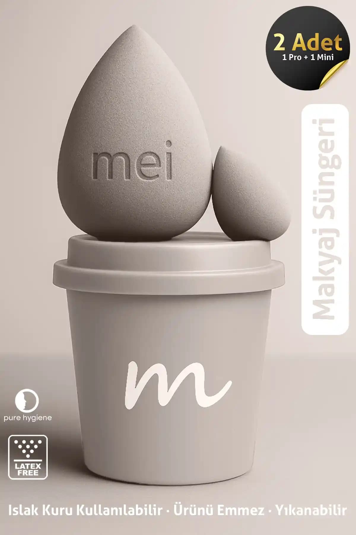 MEİ Makyaj Süngeri: Yüksek Performanslı ve Hijyenik Makyaj Uygulama Aracı