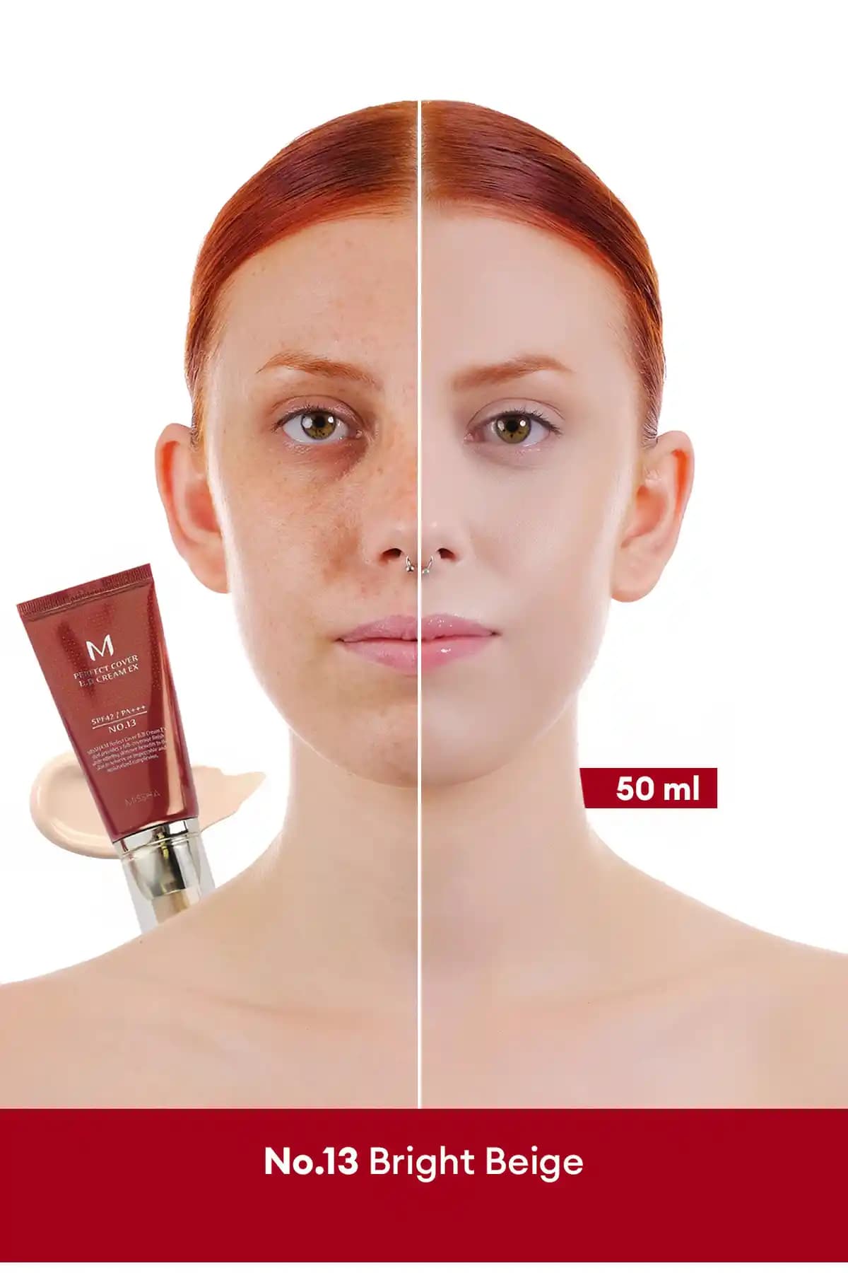 Missha M Perfect Cover BB Krem SPF42/PA+++ No.13: Yüksek Kapatıcılık ve Doğal Görünüm Sunan Çok Fonksiyonlu Ürün