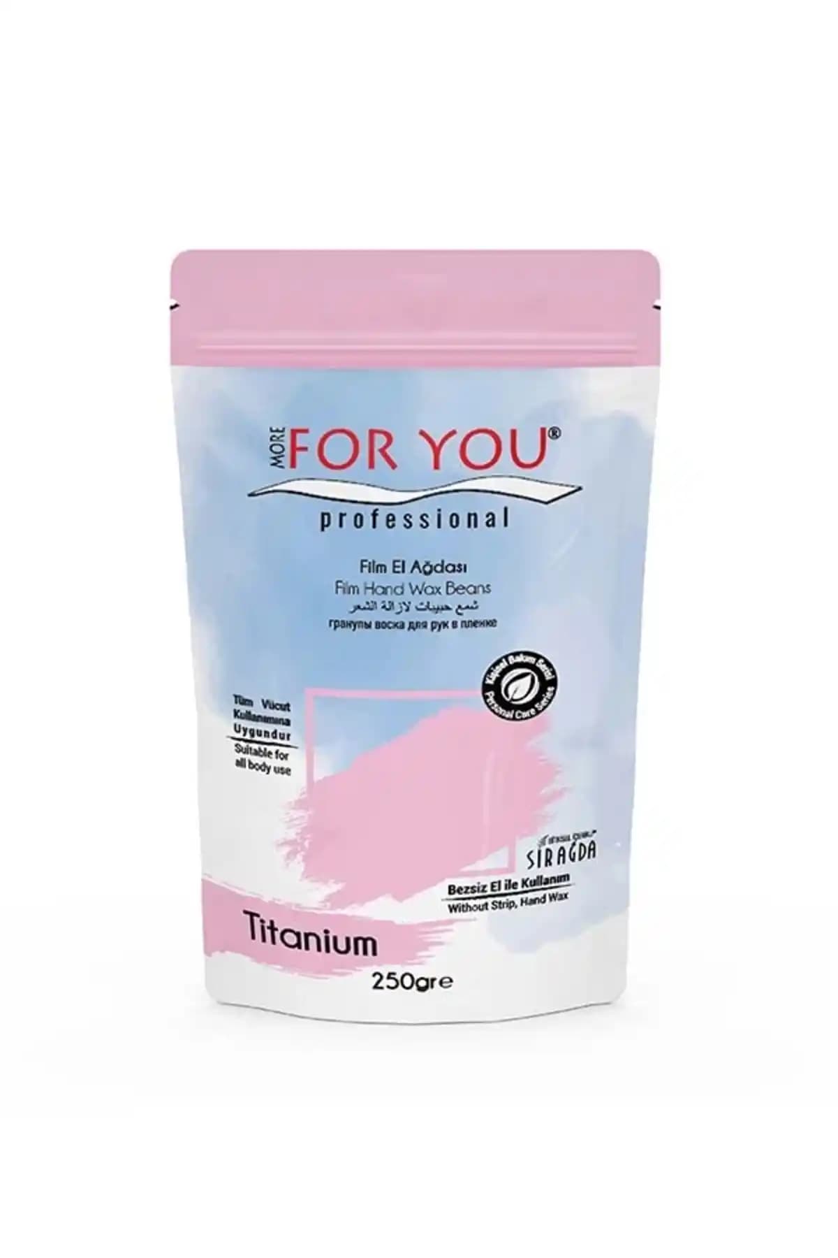 More For You Boncuk Ağda Titanyum Pembe 250 Gr Türkiye Üretimi Hassas Ciltler İçin Uygun