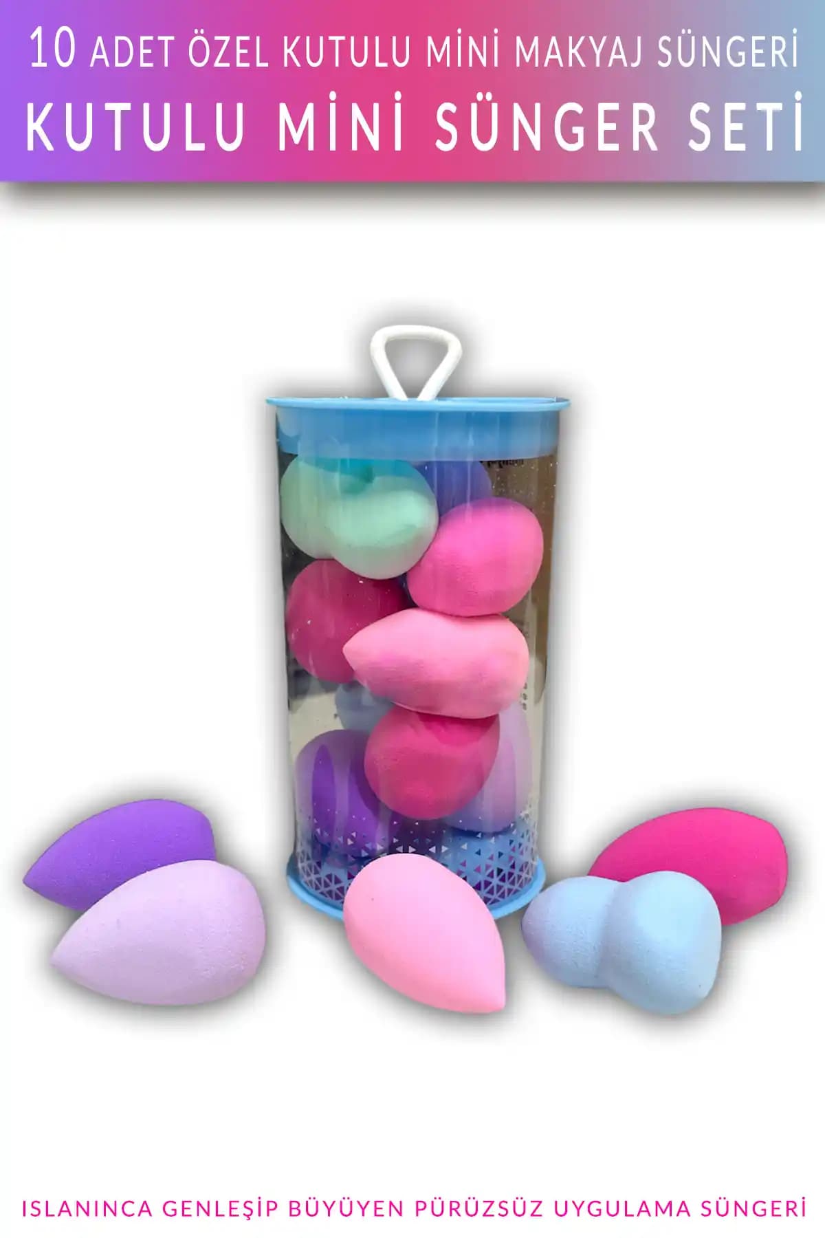 Muggio 10'lu Mini Makyaj Süngeri Seti İncelemesi ve Kullanım İpuçları