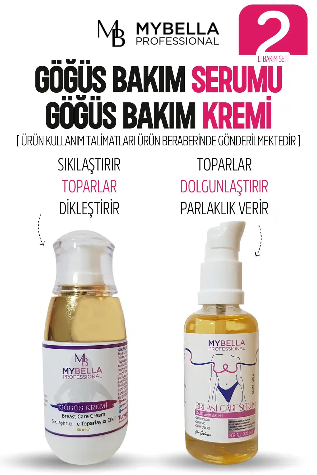 MY Bella Kozmetik Göğüs Bakım Serumu: Doğal İçeriklerle Güçlendirilmiş Sıkılaştırıcı Etki