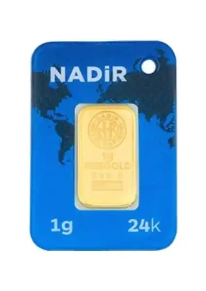 Nadir AgaKulche 1 Gram 995 24 Ayar Külçe Altın Güvenilir Yatırım Seçeneği
