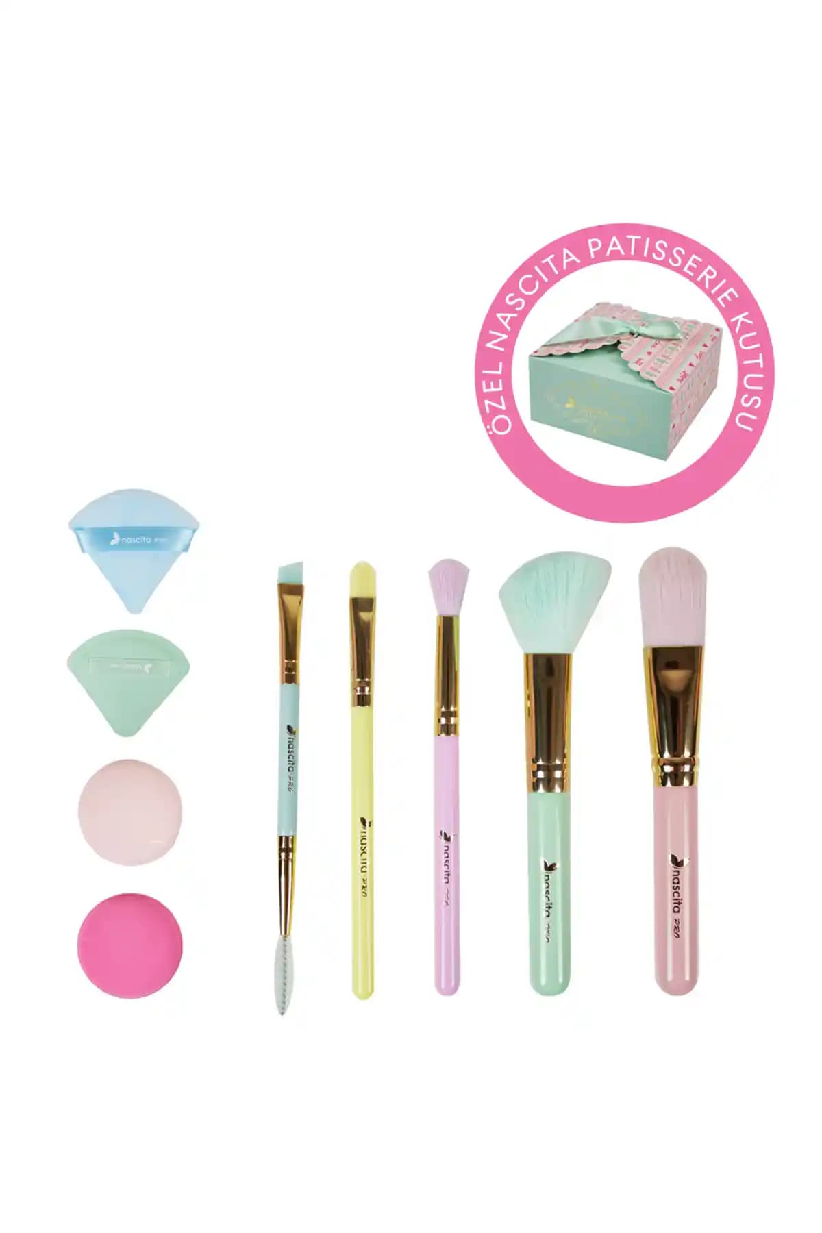 Nascita Patisserie Makyaj Fırça Seti: Profesyonel ve Pratik Kullanım İçin Ideal