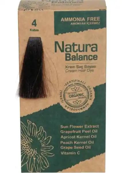 Natura Balance Krem Saç Boyası 4 Kahve: Doğal ve Kalıcı Renk Seçenekleri