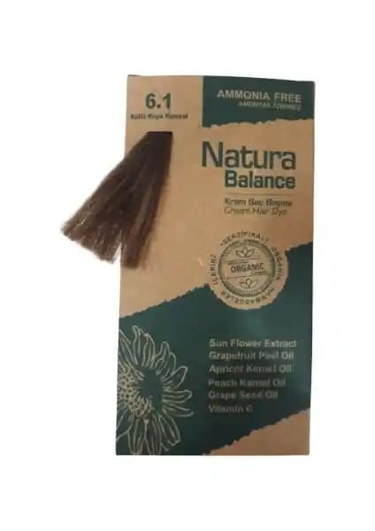 Natura Balance Krem Saç Boyası Koyu Kumral 6.1 Doğal ve Kalıcı Renk Seçeneği