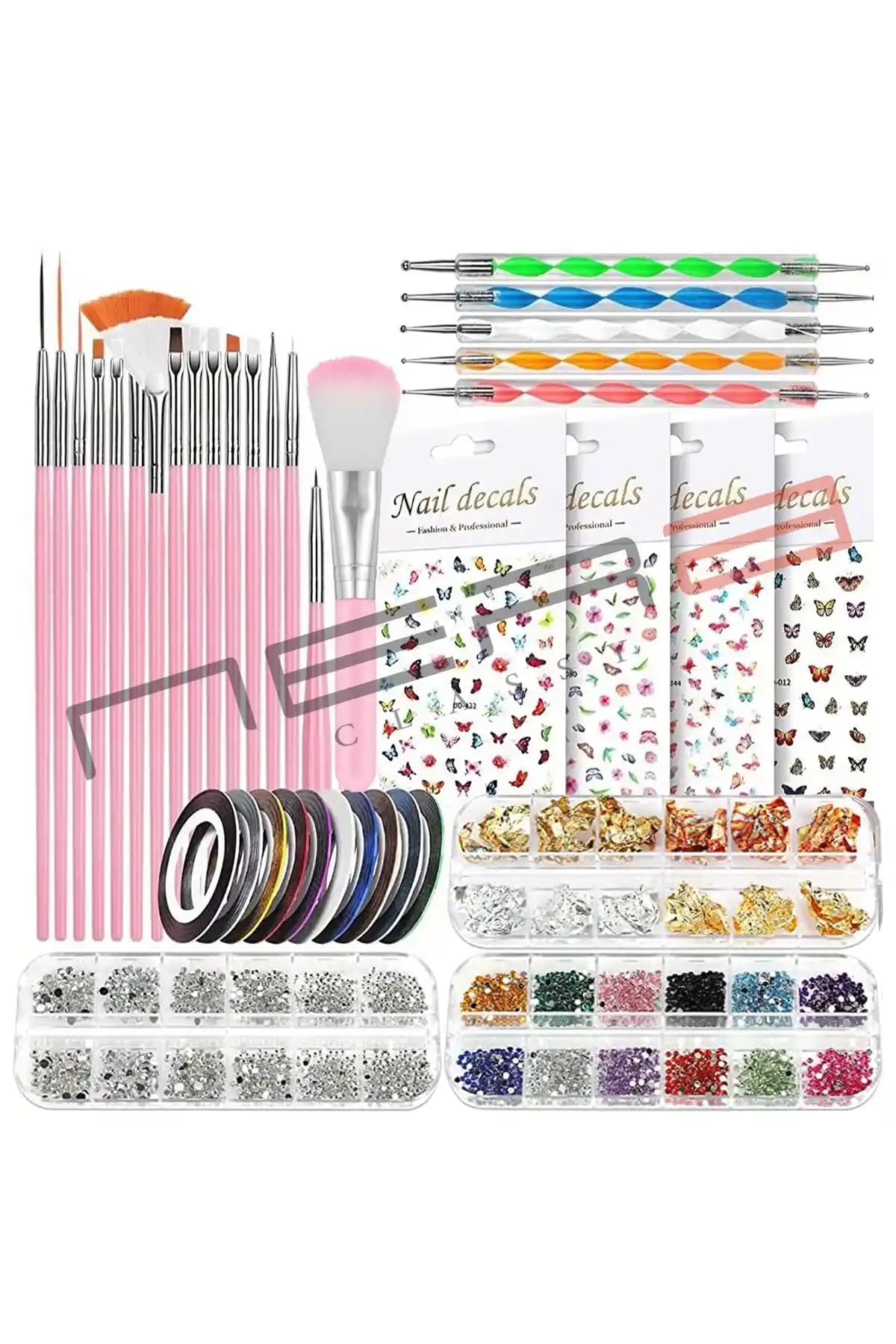 Nera Classy Profesyonel Tırnak Süsleme ve Göz Vücut Taşı Seti Detaylı İnceleme