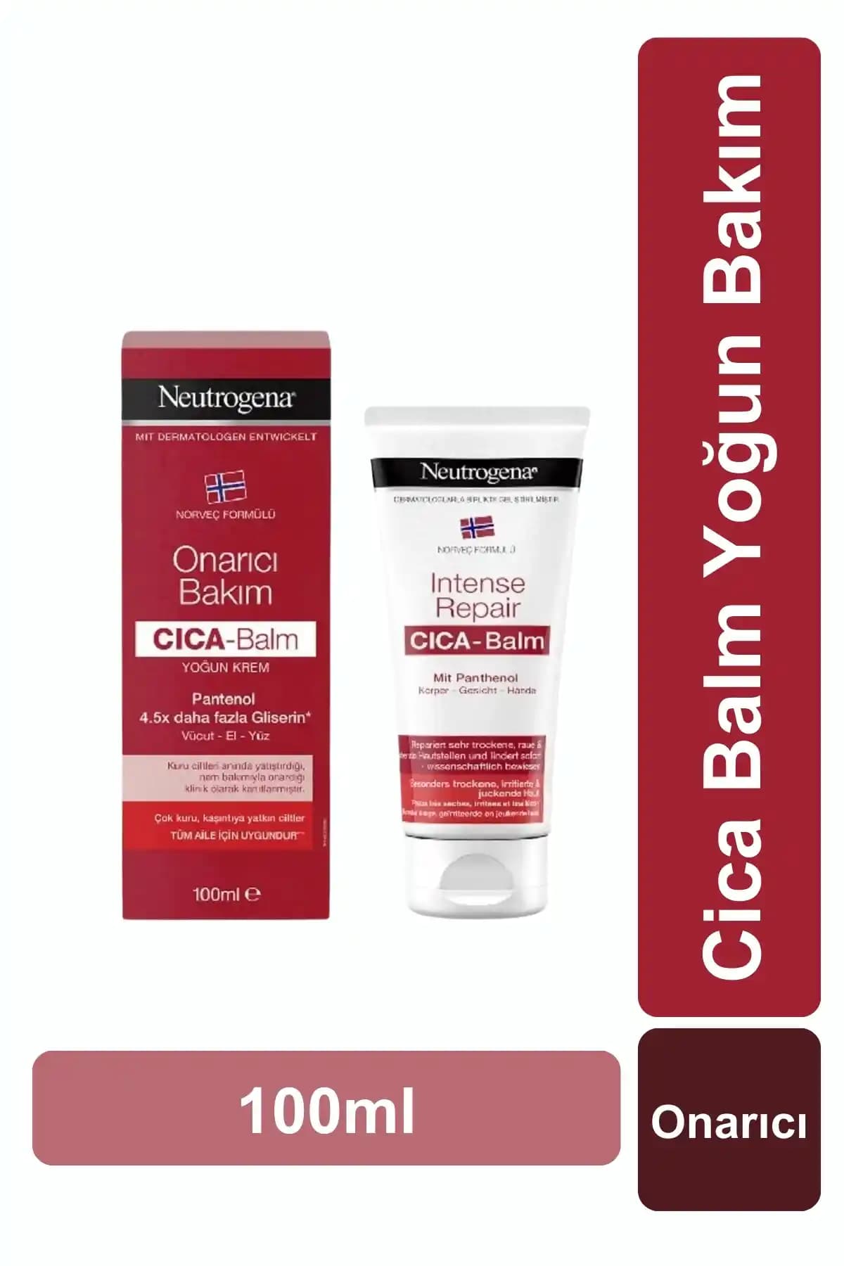 Neutrogena Cica Balm Yoğun Bakım Kuru ve Tahriş Olmuş Ciltler İçin Güvenilir Çözüm