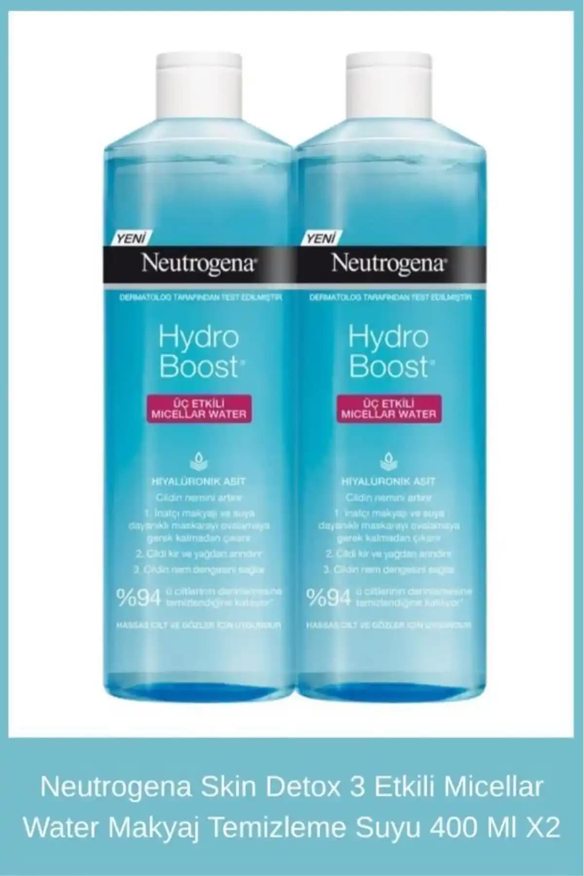 Neutrogena Skin Detox Micellar Water: Hassas Ciltler İçin Etkili ve Pratik Makyaj Temizleme Çözümü