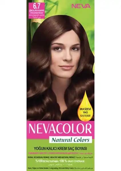Nevacolor Natural Colors 6.7 Çikolata Kahve Kalıcı Krem Saç Boyası Seti İnceleme ve Kullanıcı Yorumları