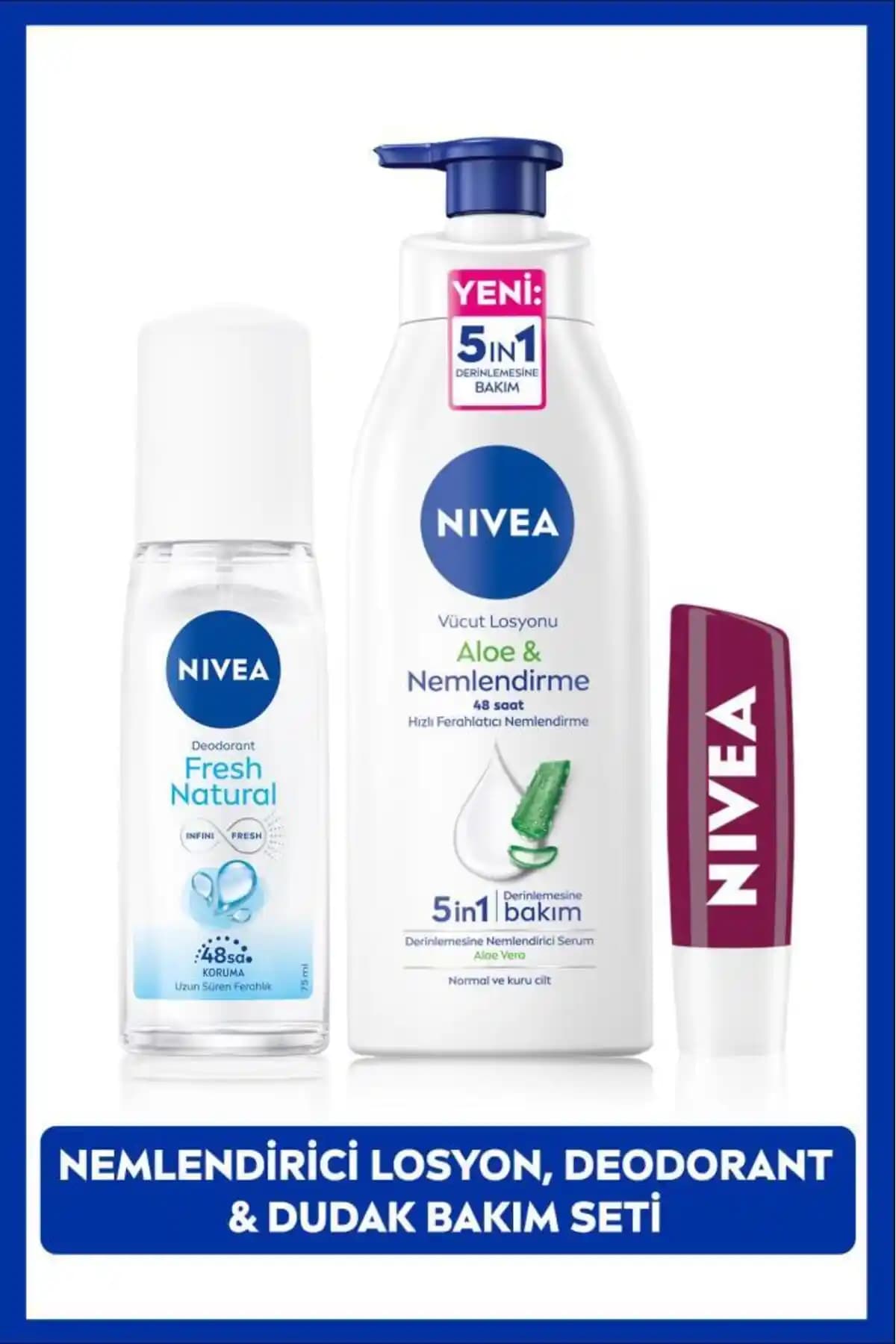 NIVEA Kişisel Bakım Seti: Günlük Nemlendirme ve Ferahlık İçin Güvenilir Çözüm