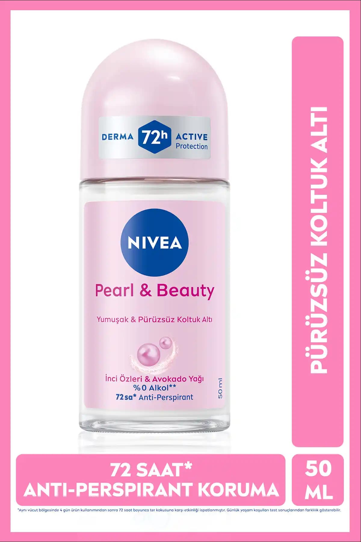 NIVEA Pearl&Beauty Kadın Roll-on Deodorantı Günlük Kullanım ve Koruma Özellikleri