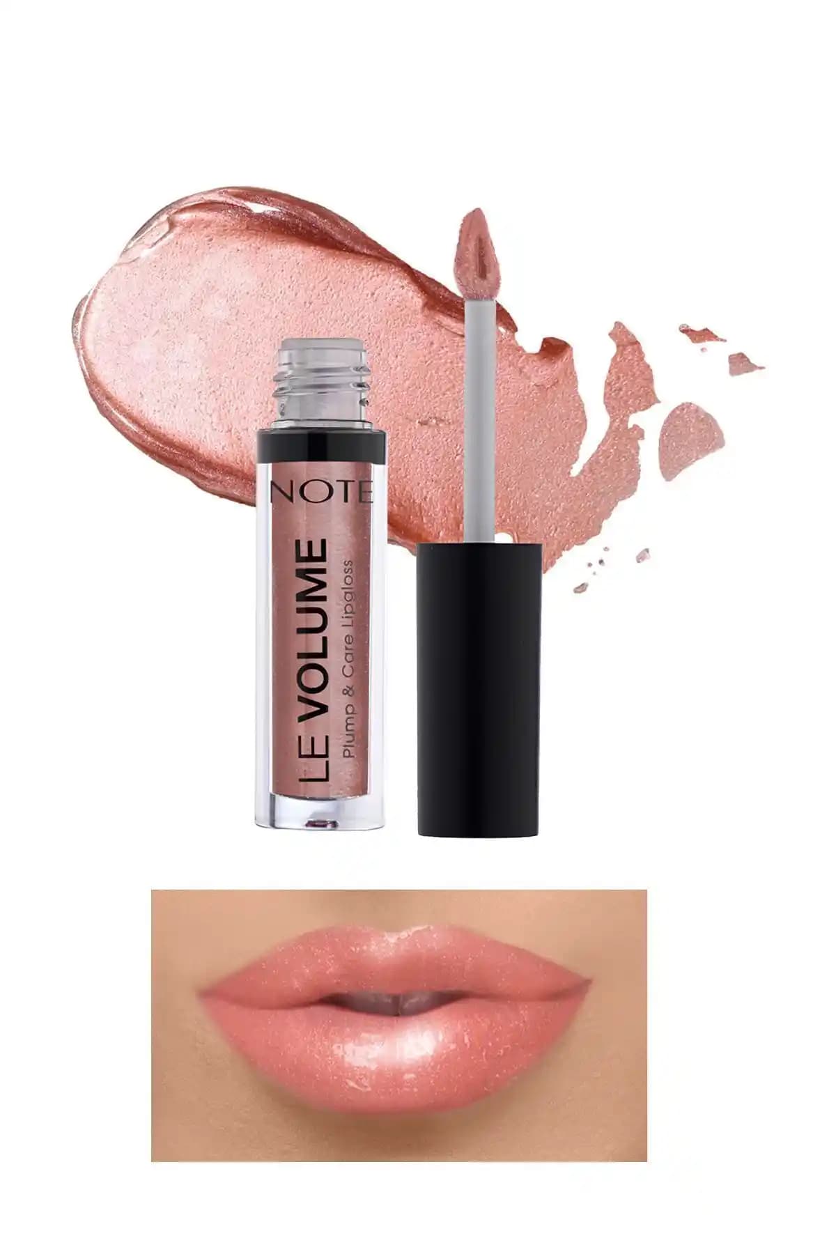 Note Cosmetics Le Volume Plump & Care Lipgloss: Parlaklık ve Bakım Sunan Dudak Glossu