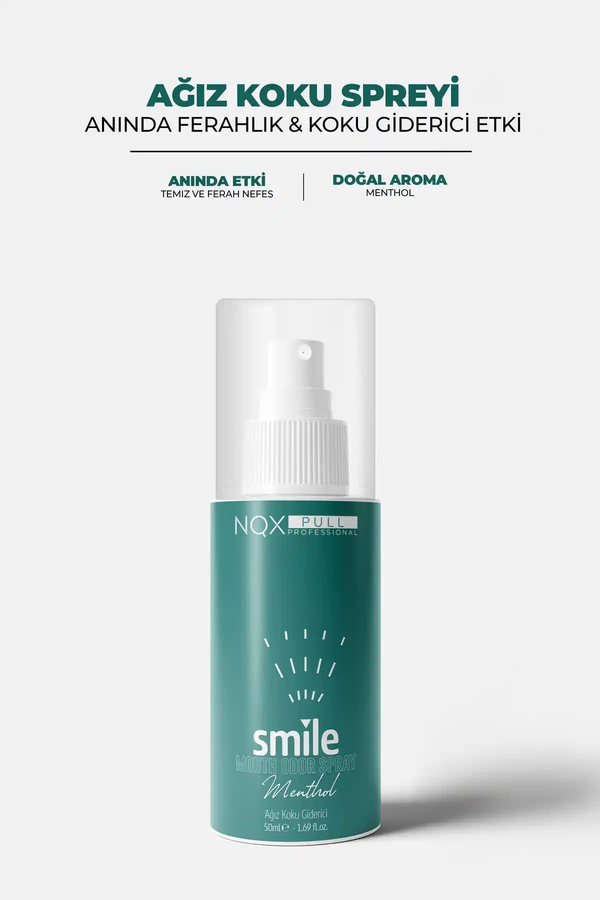 NQX PULL Ağız Koku Spreyi: Günlük Kullanım İçin Ferahlatıcı ve Pratik Ağız Bakım Ürünü