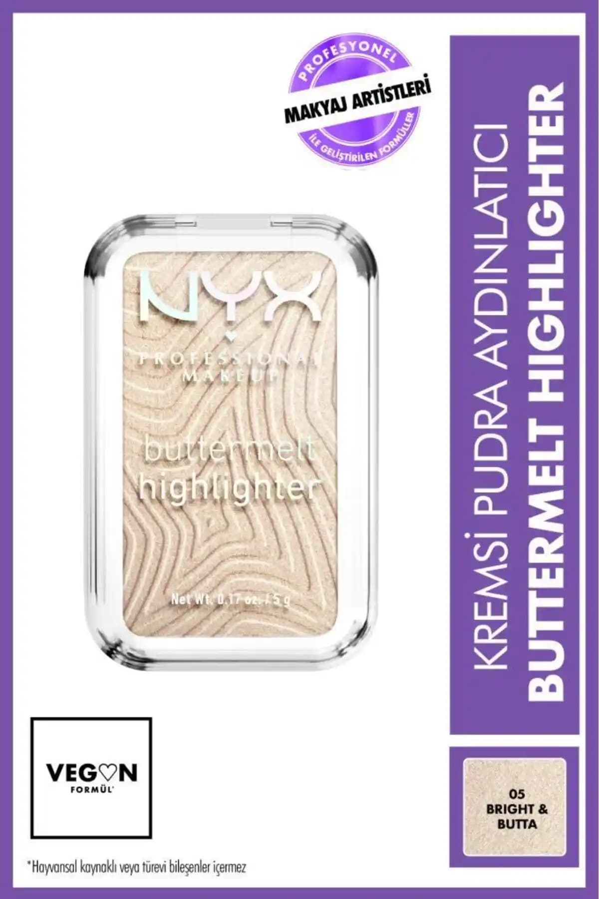 NYX Buttermelt Highlighter ile Doğal Parlaklık ve Uzun Süreli Kalıcılık