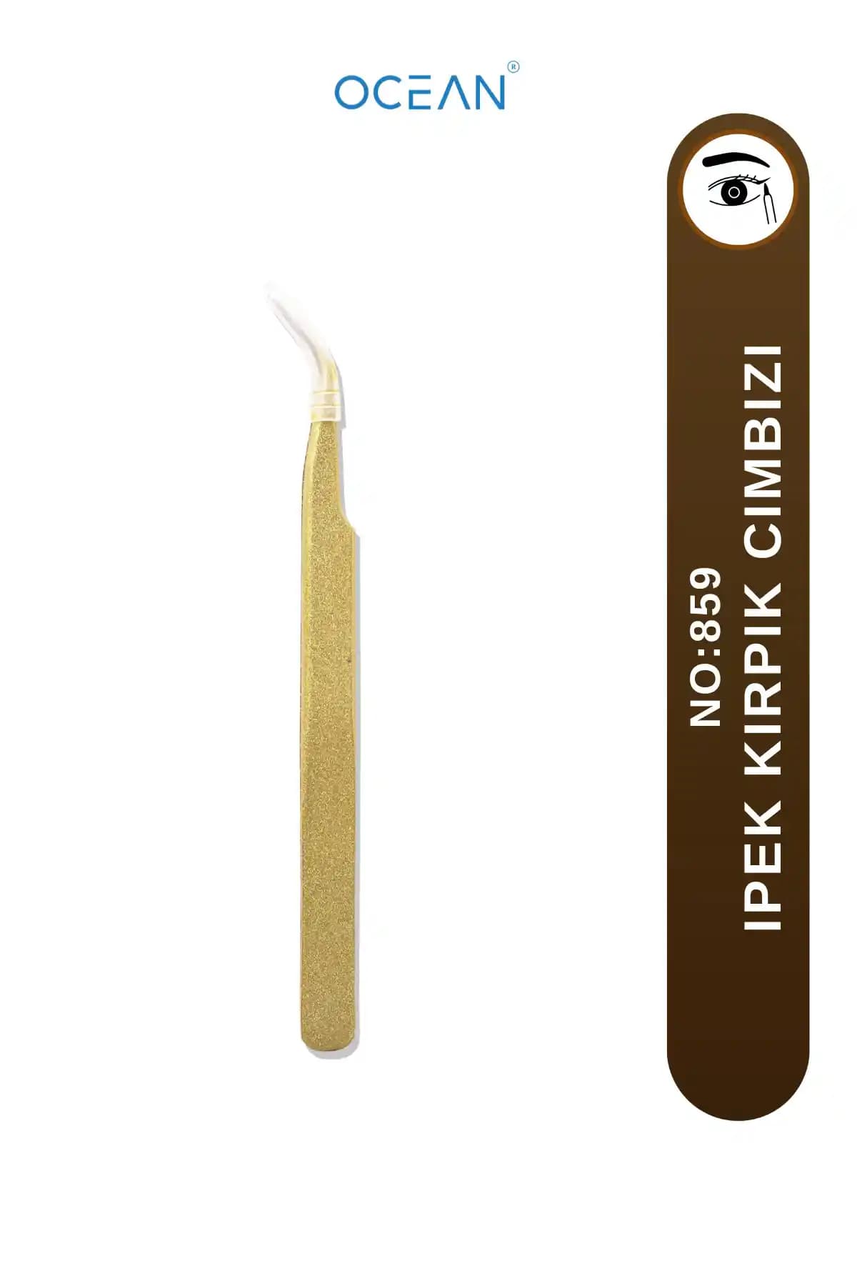Ocean İpek Kirpik Cımbızı Profesyonel ve Şık Makyaj Aksesuarı 80 karakter