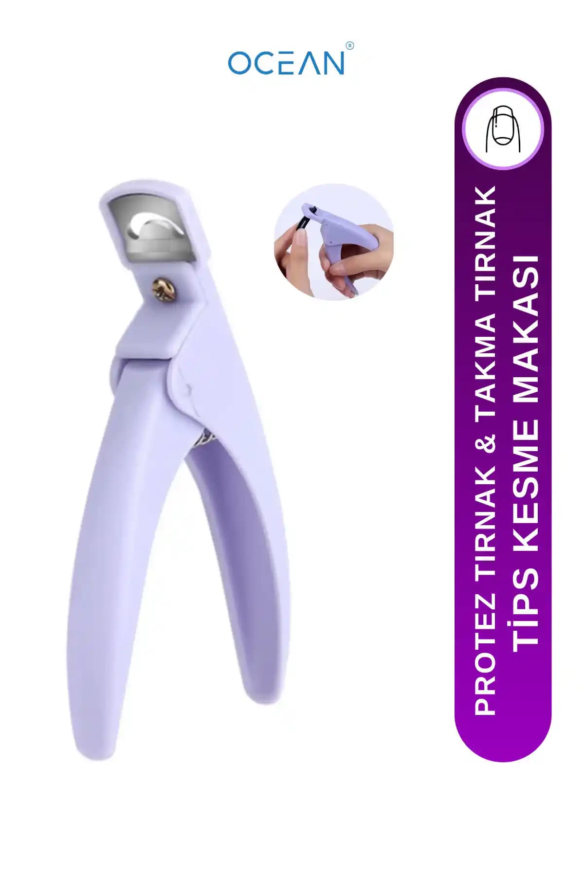 Ocean Takma Tırnak Makası: Protez ve Tips Kesimi İçin Güvenilir ve Estetik Çözüm