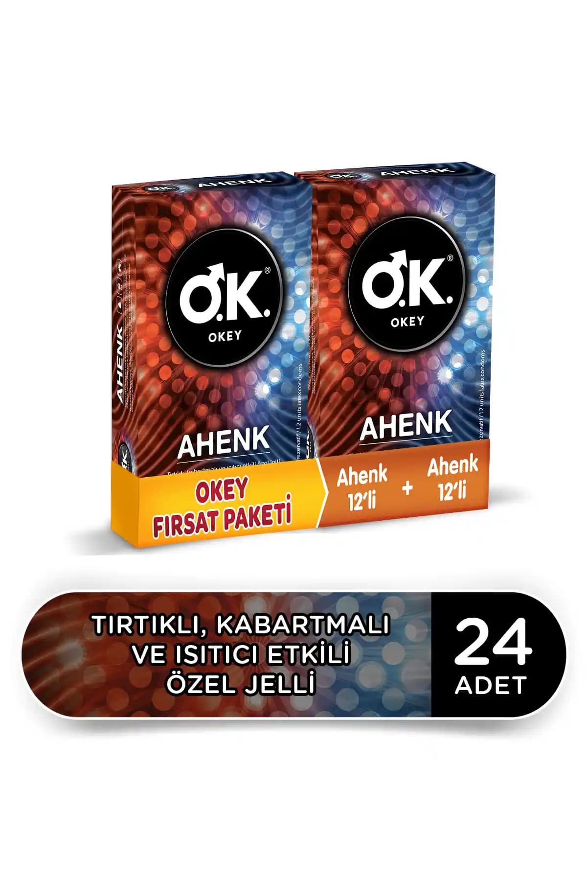 Okey Ahenk 24'lü Prezervatif: Güvenli ve Konforlu Deneyim Sunan Tırtıklı Tasarım