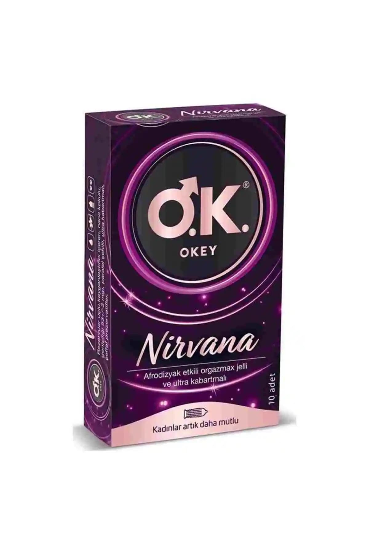 Okey Prezervatif Nirvana 10'lu: Güvenli ve Konforlu Kullanım İçin Yüksek Kalite Prezervatif