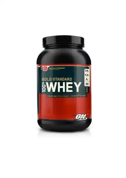 Optimum Nutrition %100 Whey Protein Gold Standart Çilek 908g Sporcu ve Sağlıklı Yaşam Destekçisi