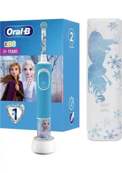 Oral-B D100 Vitality Frozen Çocuklar İçin Güçlü ve Güvenilir Şarj Edilebilir Diş Fırçası