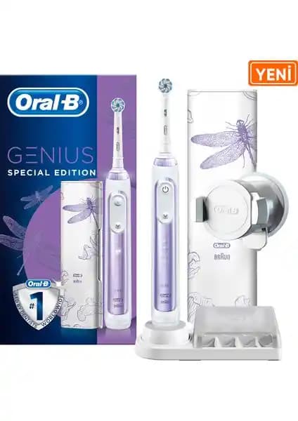 Oral-B Genius Dragonfly Orchid Purple Elektrikli Diş Fırçası Gelişmiş Temizlik ve Sağlık Teknolojisi
