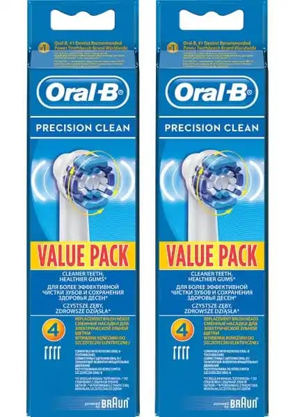 Oral-B Precision Clean 8'li Yedek Başlıkları: Günlük Ağız Hijyeni İçin Etkili Çözüm