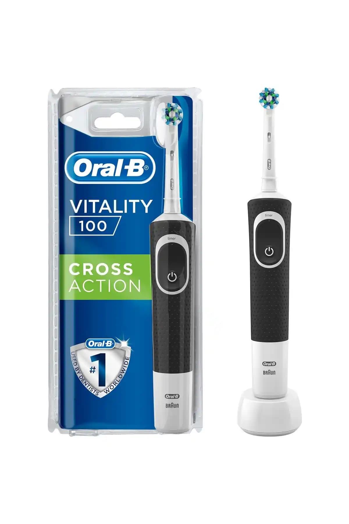 Oral-B Vitality D100 CrossAction Siyah Elektrikli Diş Fırçası İncelemesi ve Özellikleri