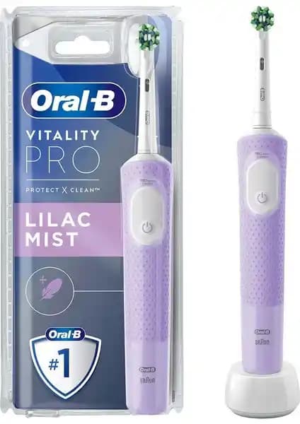 Oral-B Vitality Pro Lila Elektrikli Diş Fırçası: Yüksek Performans ve Estetik Özellikler