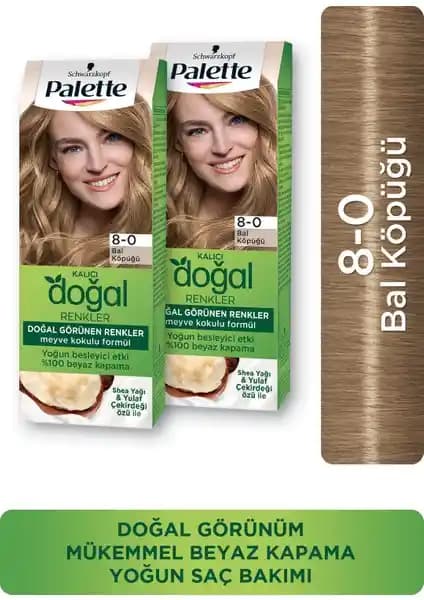 Palette Kalıcı Doğal Renkler Saç Boyası Bal Köpüğü (8-0) İncelemesi ve Kullanıcı Yorumları